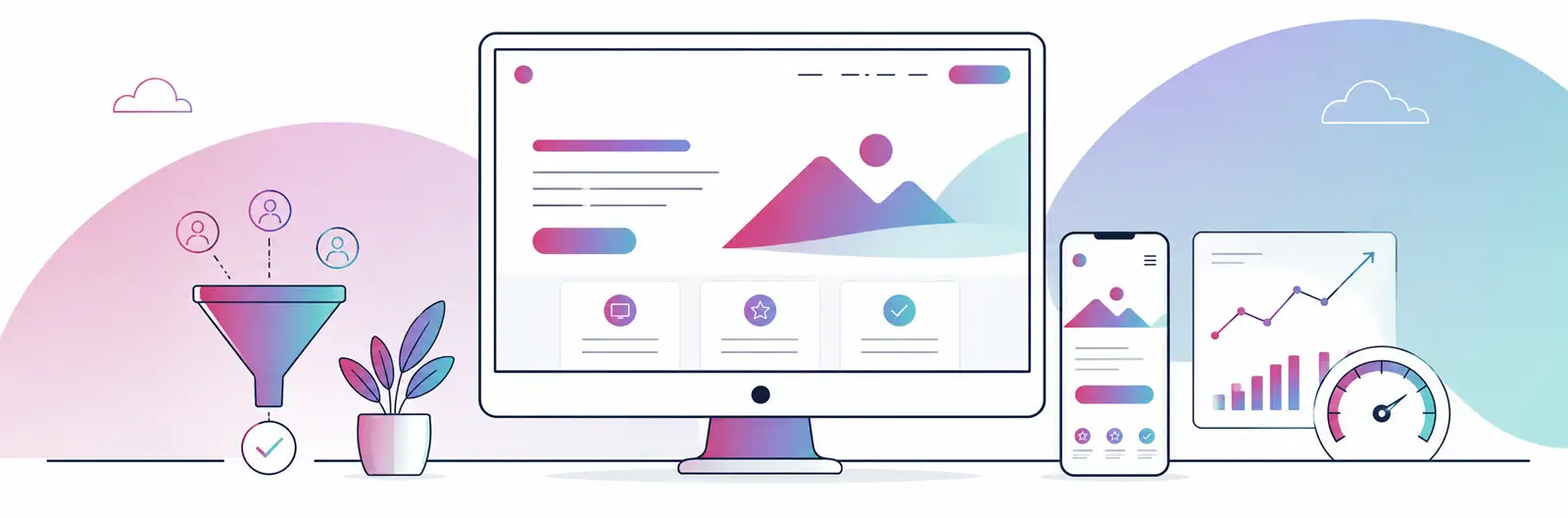 Website und Landingpage