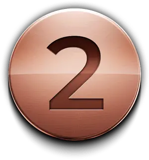 Kupfer-Button