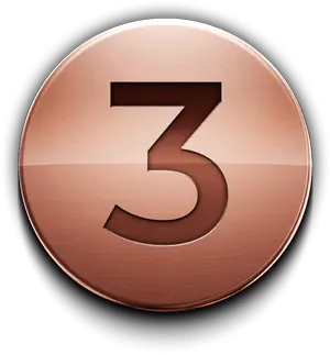 Kupfer-Button