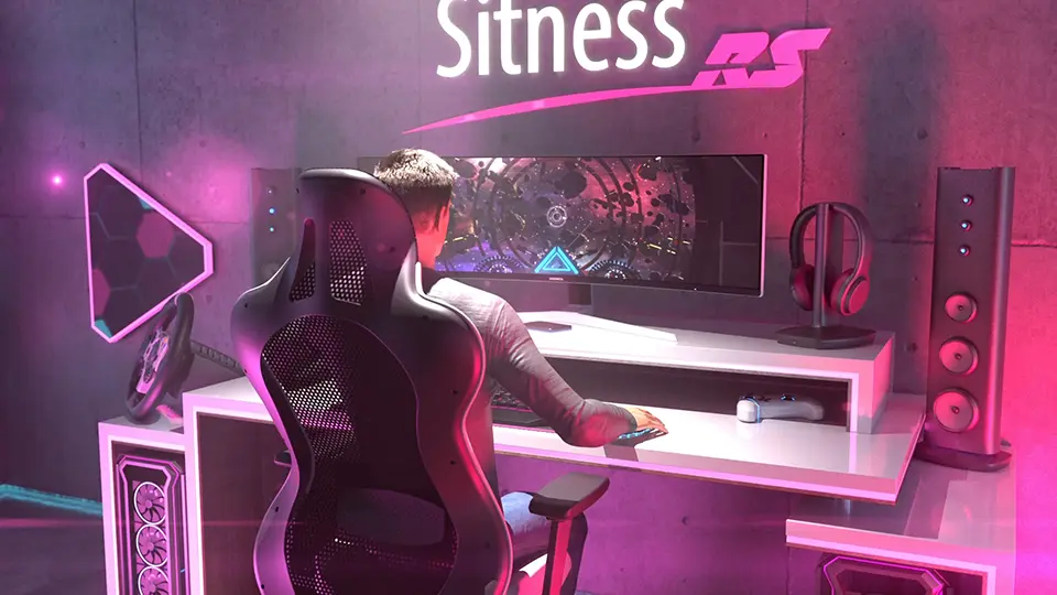 3D-Produktanimation Gaming Stuhl