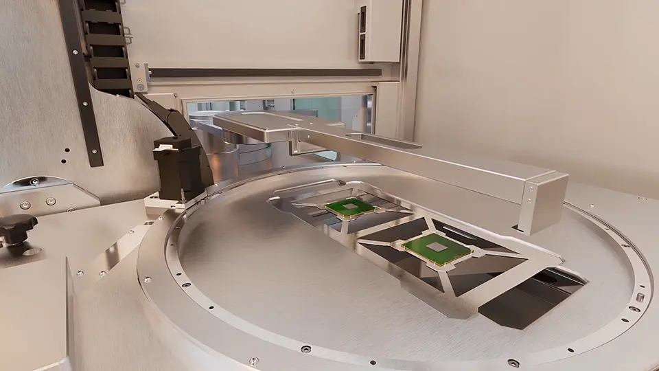 Maschinenhersteller Maschinenprozesse mit 3D-Animationen dargestellt